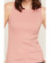 Image #3 - Carhartt Women's Tencel Series Solid Fitted Ribbed Work Tank Top, Rose, hi-res