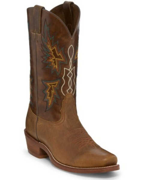 Image #1 - Nocona Men's Vintage Western Boots, Tan, hi-res