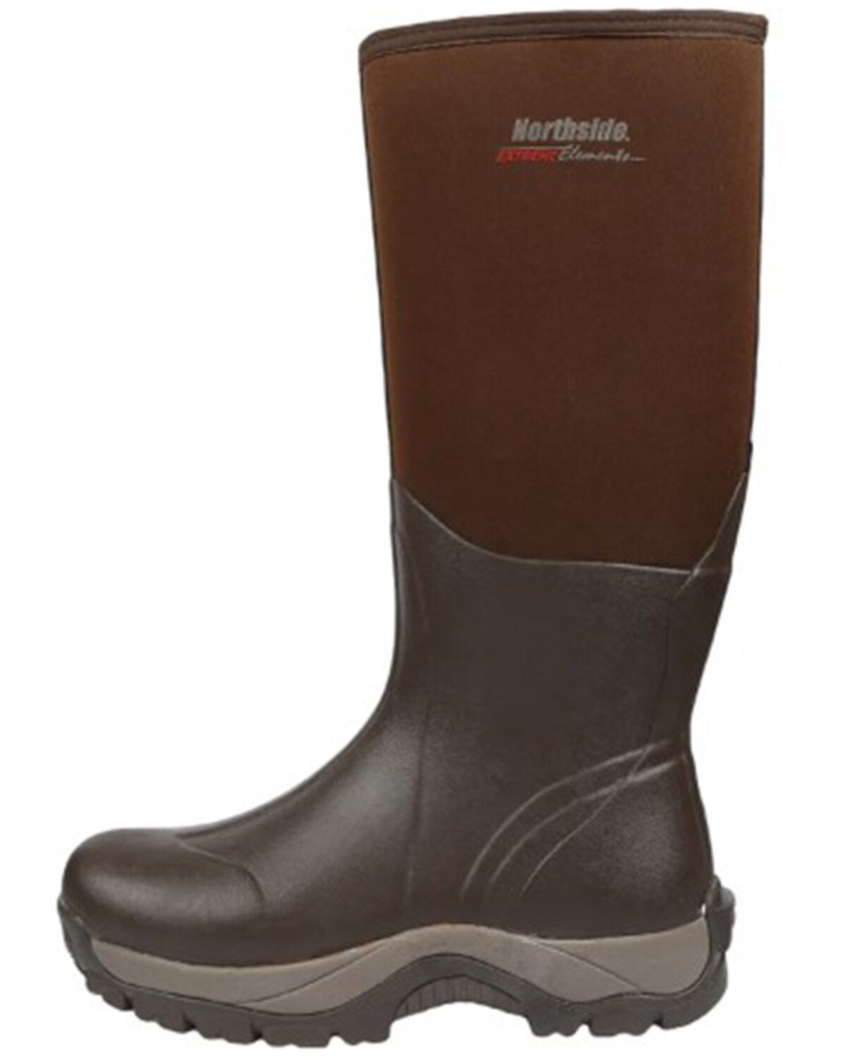 Image #2 - Northside Men's Glacier Drift Waterproof Insulated Neoprene All-Weather Boots - Soft Toe, Dark Brown, hi-res