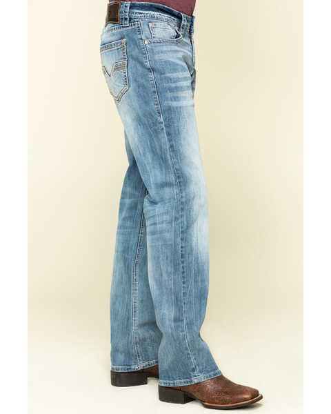 Image #3 - Rock & Roll Denim Men's Double Barrel Light Stretch Relaxed Straight Jeans , , hi-res