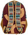 Image #2 - Hooey Recess Serape Striped Print Logo Backpack, Brown, hi-res