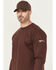 Image #3 - Ariat Men's FR Born For This Long Sleeve Work T-Shirt, Chocolate, hi-res