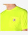 Image #2 - Carhartt Men's Force Relaxed HiVis Short Sleeve Pocket T-Shirt, Bright Yellow, hi-res