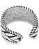 Image #2 - Montana Silversmiths Women's Midnight Weave Ring, Silver, hi-res
