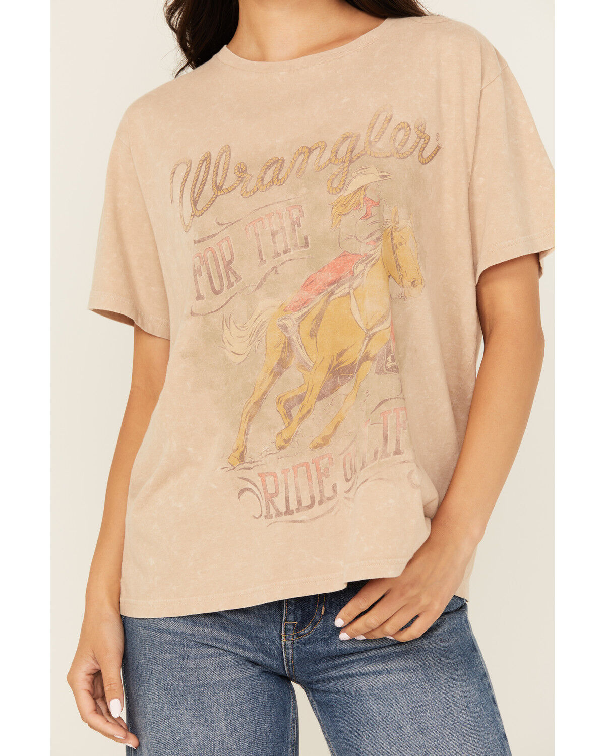 Product Name:  Wrangler Women's Ride Of Life Short Sleeve Graphic Tee