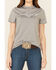 Image #2 - Kimes Ranch Women's Outlier Tech Short Sleeve Tee, Grey, hi-res