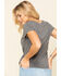 Image #2 - Idyllwind Women's Boss Lady Grey V-Neck Trustie Tee, , hi-res