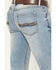 Image #4 - RANK 45® Men's Bunker Wash Ambush Slim Straight Stretch Denim Jeans, Light Wash, hi-res