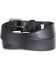 Image #4 - American Worker Men's Distressed Leather Belt, Black, hi-res