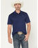 Image #1 - Ariat Men's TEK Short Sleeve Polo - Big, Navy, hi-res
