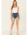 Rolla's Women's Margot Duster Shorts, Blue, hi-res