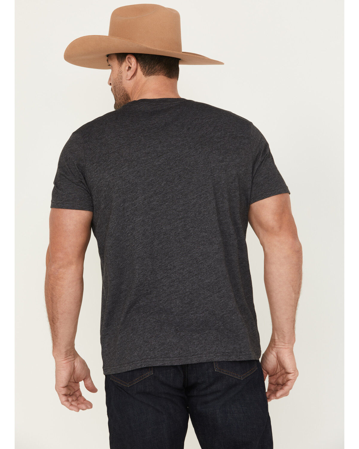 Image #4 - Wrangler Men's Mexico Logo Short Sleeve Graphic T-Shirt, Charcoal, hi-res