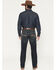 Image #3 - Ariat Men's M5 Bart Keith Dark Wash Mid Rise Straight Rigid Denim Jeans, Dark Wash, hi-res