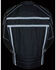 Image #2 - Milwaukee Leather Men's Vented Reflective Jacket - Big 3X, Black, hi-res