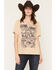 Image #1 - Idyllwind Women's Wilder Than The West Short Sleeve Graphic Tee, Khaki, hi-res
