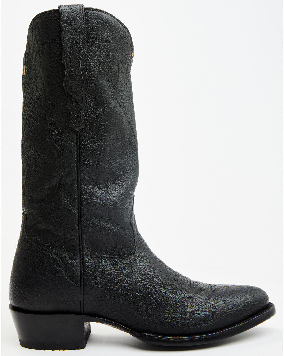 Image #2 - El Dorado Men's Sammy Western Boots - Round Toe, Black, hi-res