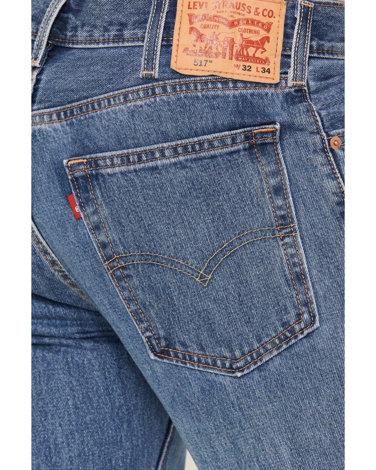 Levi's Men's 517™ Medium Wash Slim Bootcut Denim Jeans | Boot Barn