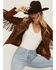 Image #1 - Wonderwest Women's Suede Southwestern Fringe Jacket, , hi-res