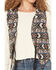 Image #3 - Fornia Women's Tapestry Concho Cropped Vest, Black, hi-res