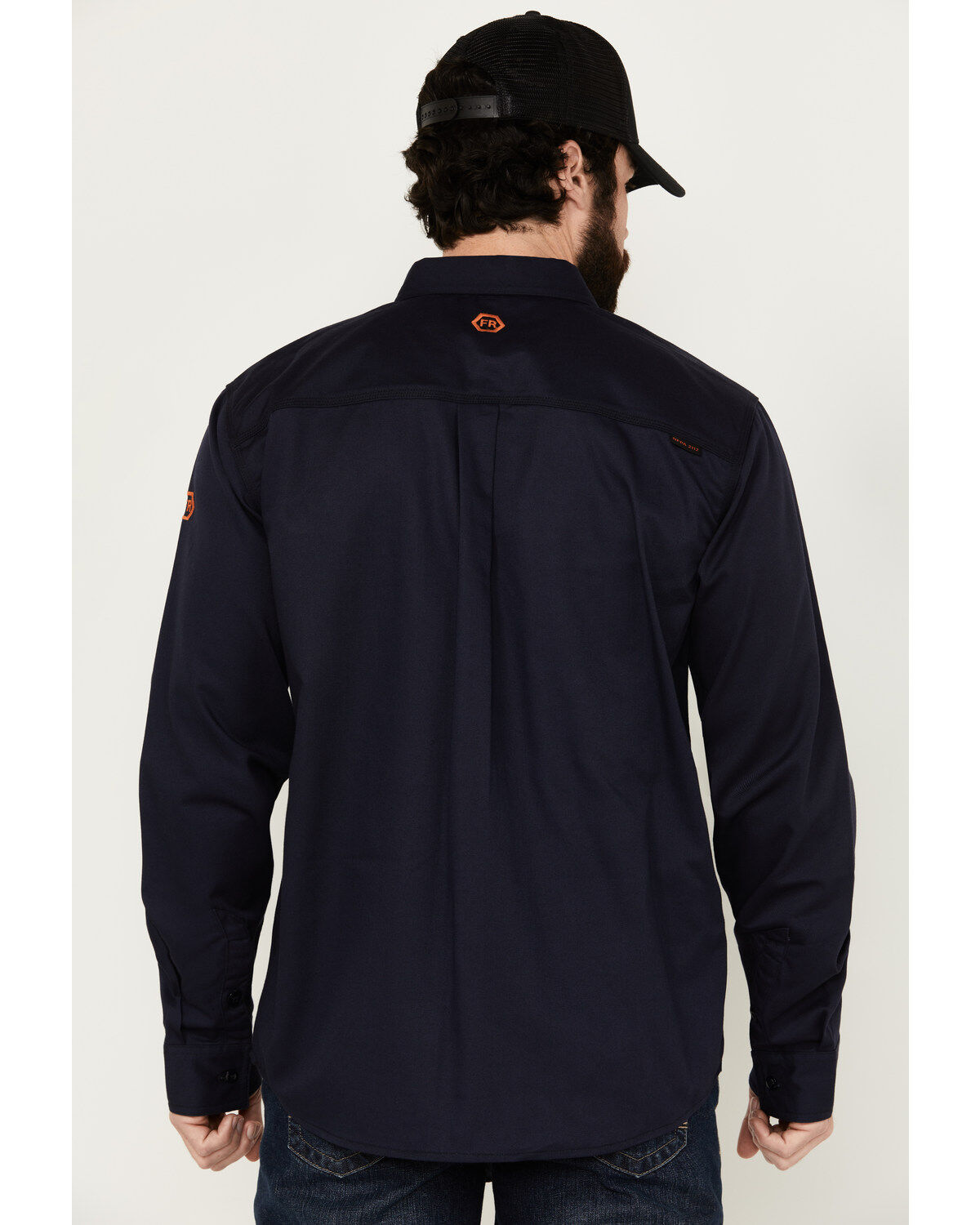 Hawx Men´s FR Woven Long Sleeve Button-Down Work Shirt -Tall teamlce.in - Image 5