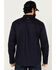 Image #4 - Hawx Men's FR Woven Long Sleeve Button-Down Work Shirt - Tall, Navy, hi-res