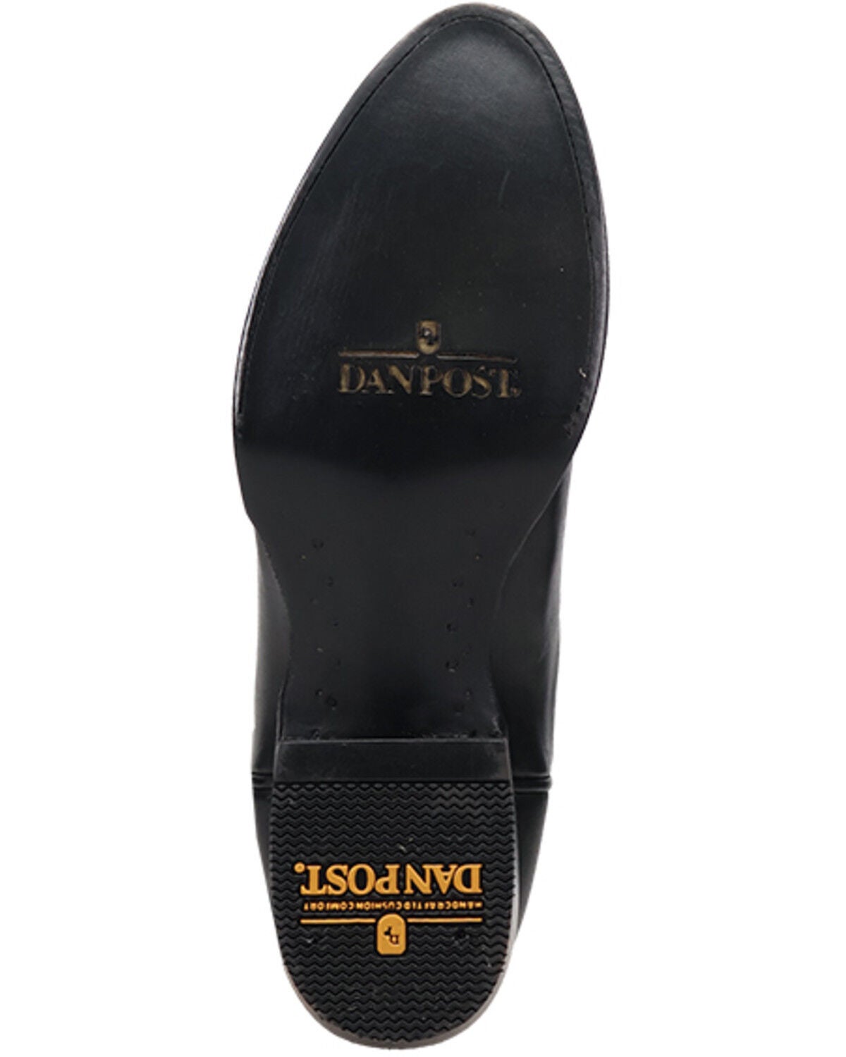 Image #6 - Dan Post Men's Rio Grande Tall Western Boots - Round Toe, Black, hi-res