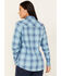 Image #4 - Ariat Women's FR Bonita Long Sleeve Snap Work Shirt, Blue, hi-res