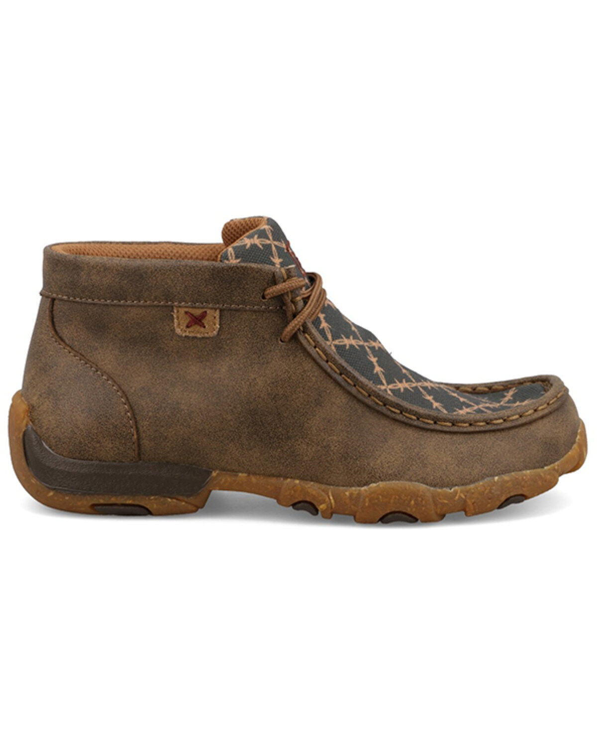 Image #2 - Twisted X Boys' Chukka Driving Mocs, Brown, hi-res