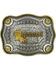 Cody James Men's Rectangular Louisiana Belt Buckle, Multi, hi-res