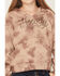 Image #3 - Shyanne Girls' Howdy Graphic Hoodie, Khaki, hi-res