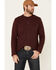 Image #1 - Flag & Anthem Men's Maroon Fairbanks Henley Long Sleeve Shirt, Maroon, hi-res