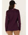 Image #4 - Ariat Women's AC Crew Fire Resistant Long Sleeve Work Shirt, Purple, hi-res