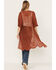 Image #4 - Shyanne Women's Geo Lace Short Sleeve Kimono, Chestnut, hi-res