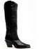 Image #2 - Wonderwest Women's Estilo Tall Western Boots - Snip Toe, Black, hi-res