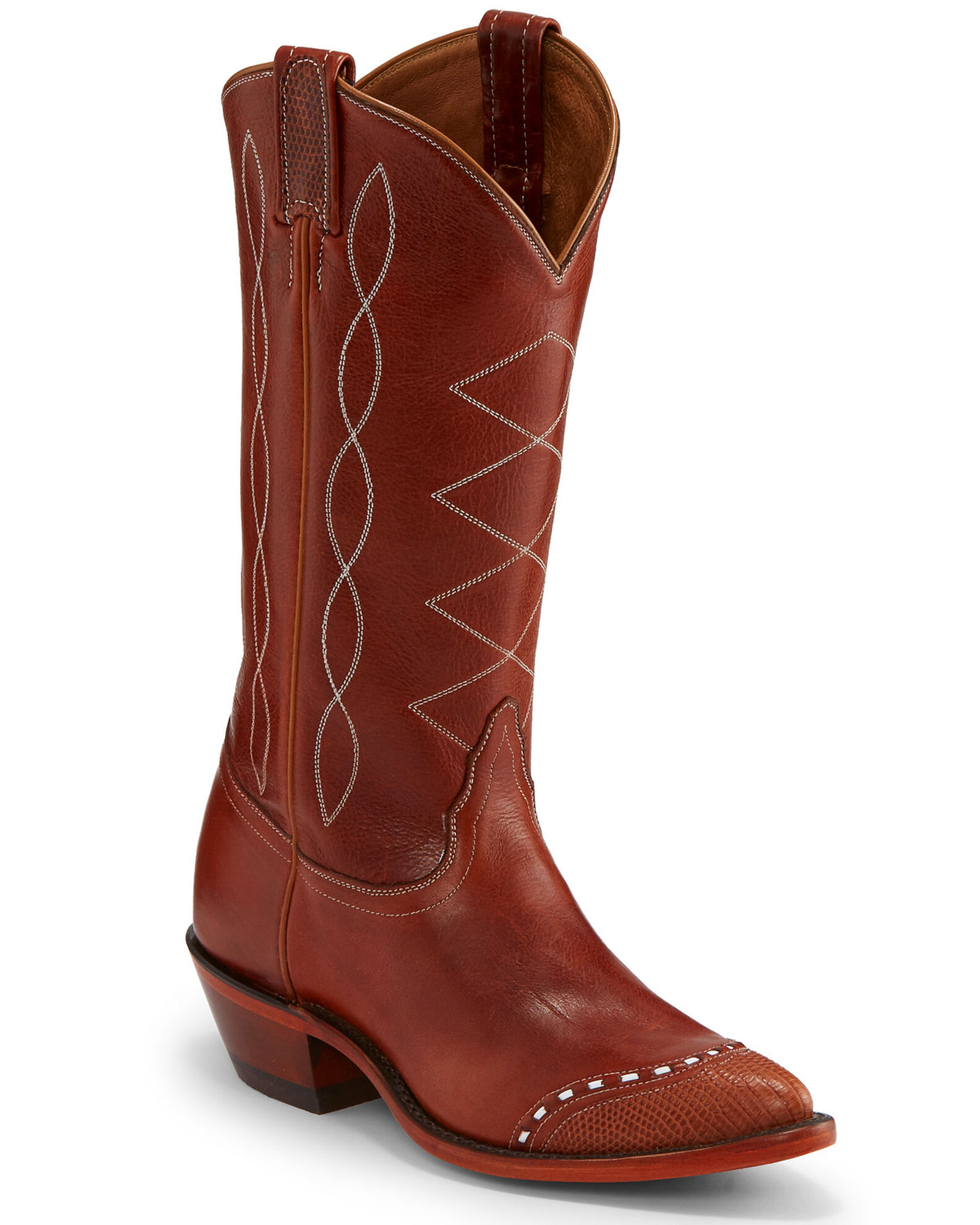 Tony Lama Women s Cognac Emilia Western Boots Pointed Toe Boot