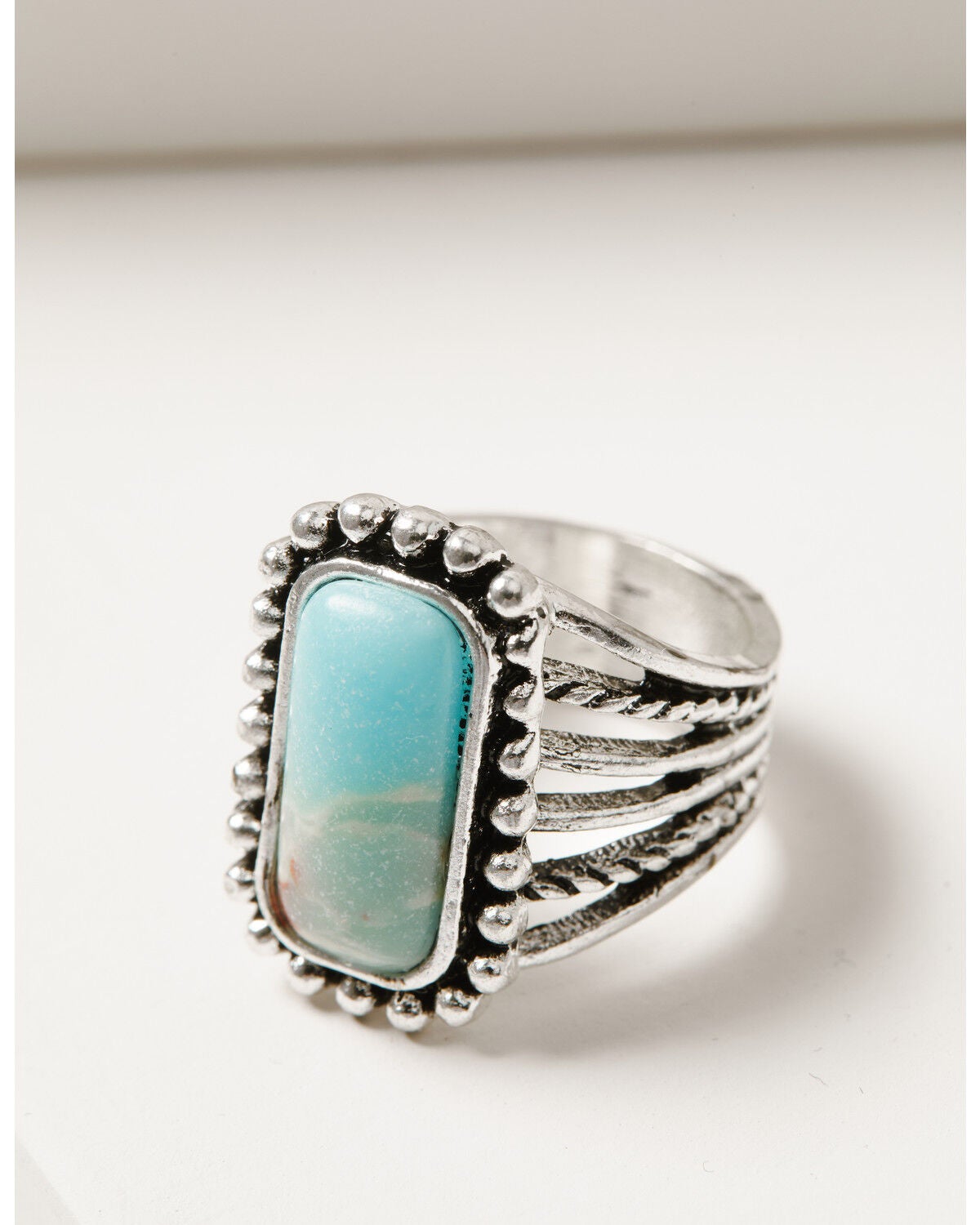 Image #2 - Shyanne Women's Classic Western Jasper Ring Set - 3 Piece, Silver, hi-res