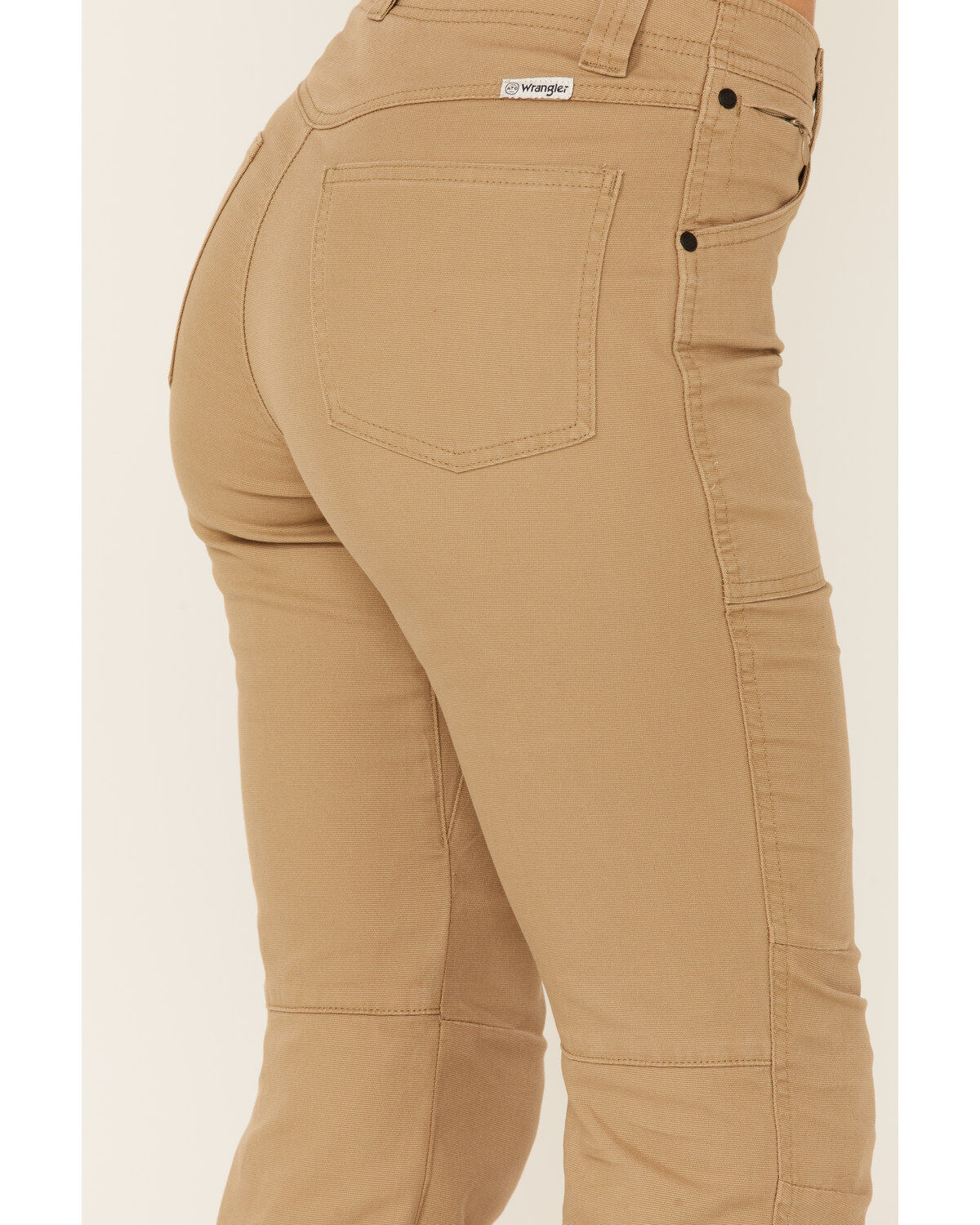 Image #3 - Wrangler Women's Canvas Pants, Beige, hi-res