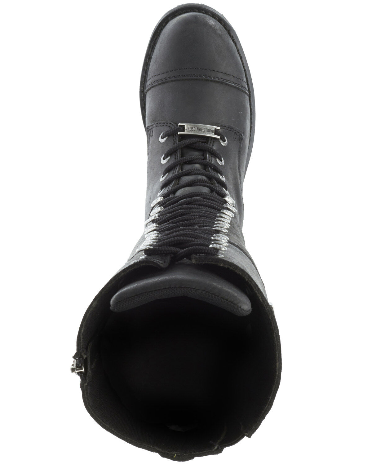 Image #6 - Harley Davidson Women's Beechwood Moto Boots - Round Toe, Black, hi-res