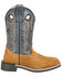 Image #2 - Smoky Mountain Little Boys' Tex Western Boots - Broad Square Toe, Tan, hi-res