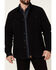 Dakota Grizzly Men's Solid Major Long Sleeve Button Down Western Flannel Shirt , Black, hi-res