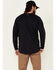 Image #4 - Ariat Men's FR Air Henley Long Sleeve Work Shirt, Navy, hi-res