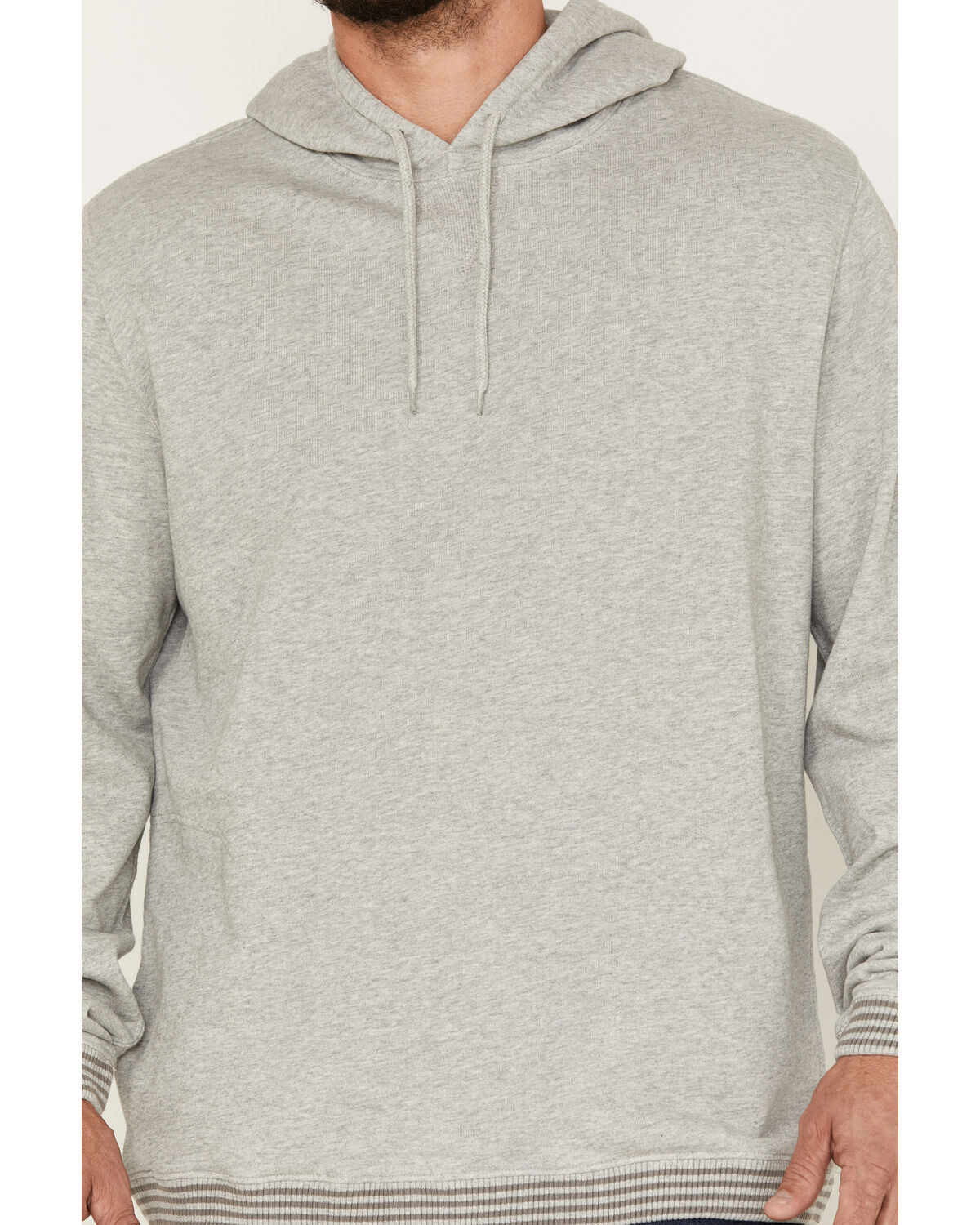 Image #3 - Brixton Men's Collegiate Pocket Hooded Sweatshirt, Heather Grey, hi-res