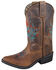 Image #1 - Smoky Mountain Girls' Flora Western Boots - Snip Toe, , hi-res