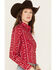 Image #2 - Rough Stock by Panhandle Women's Southwestern Print Long Sleeve Stretch Pearl Snap Western Shirt, , hi-res