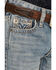 Image #2 - Rock & Roll Denim Boys' Light Wash V Stitch Bootcut Jeans, Blue, hi-res