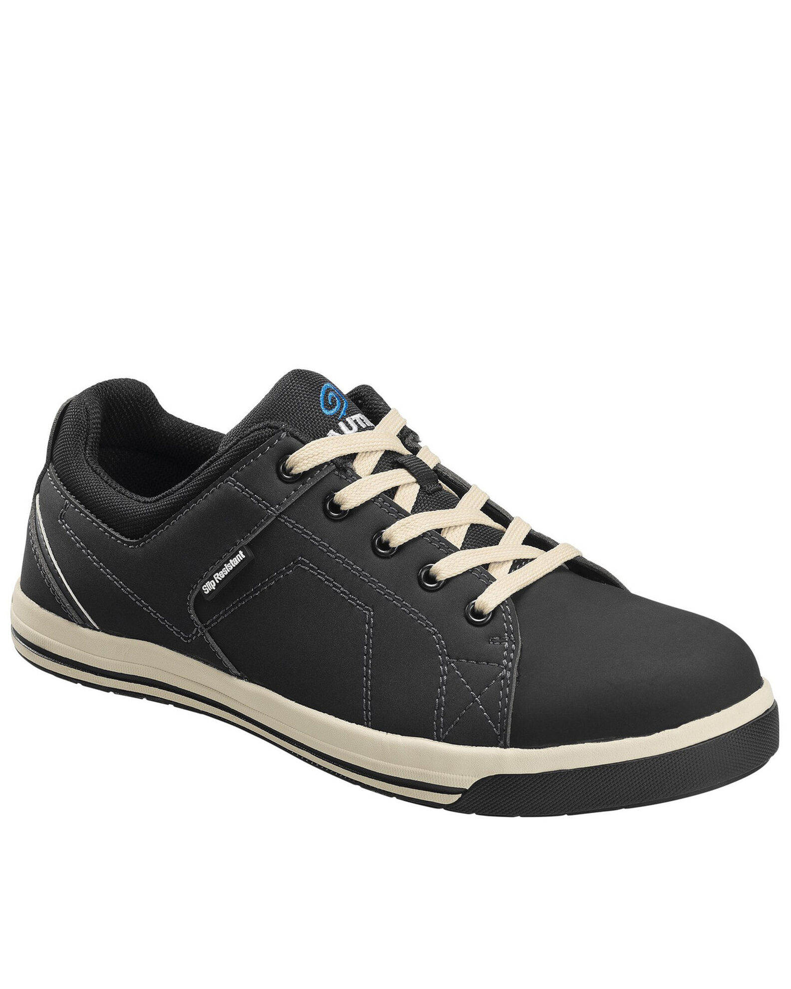 Image #1 - Nautilus Men's Westside Work Shoes - Steel Toe, Black, hi-res