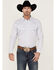 Cody James Men's Sand Creek Tonal Solid Long Sleeve Snap Western Shirt - Big & Tall , White, hi-res