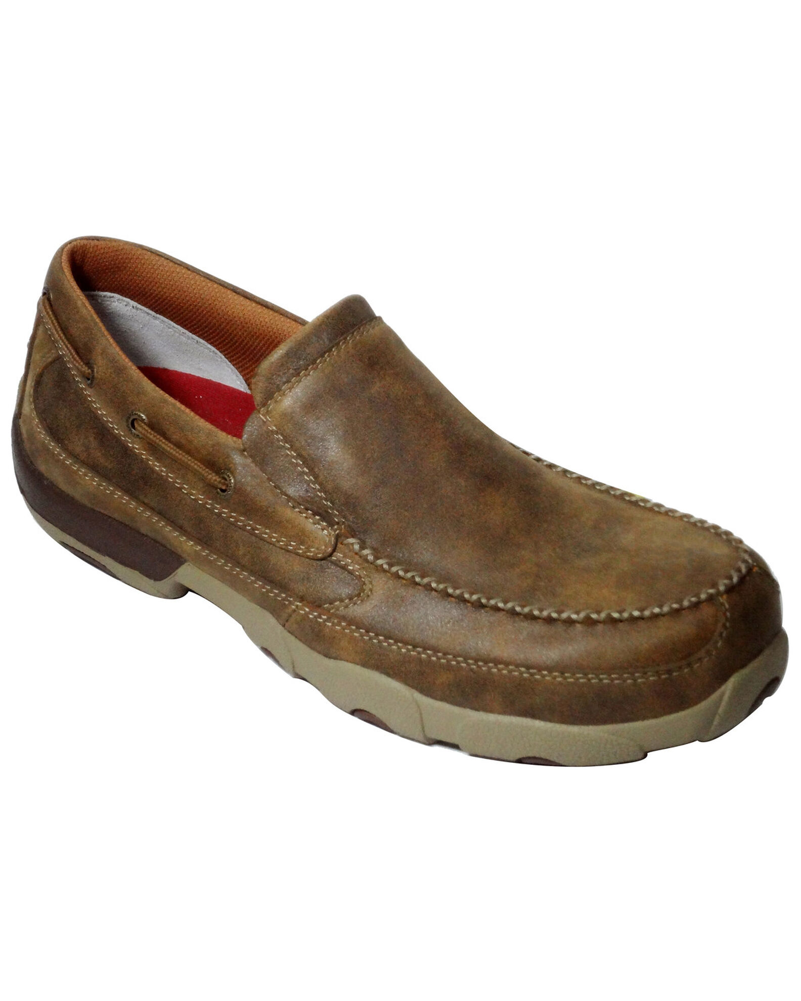 Twisted X Men s Bomber Composite Toe Driving Moc Work Shoes Boot