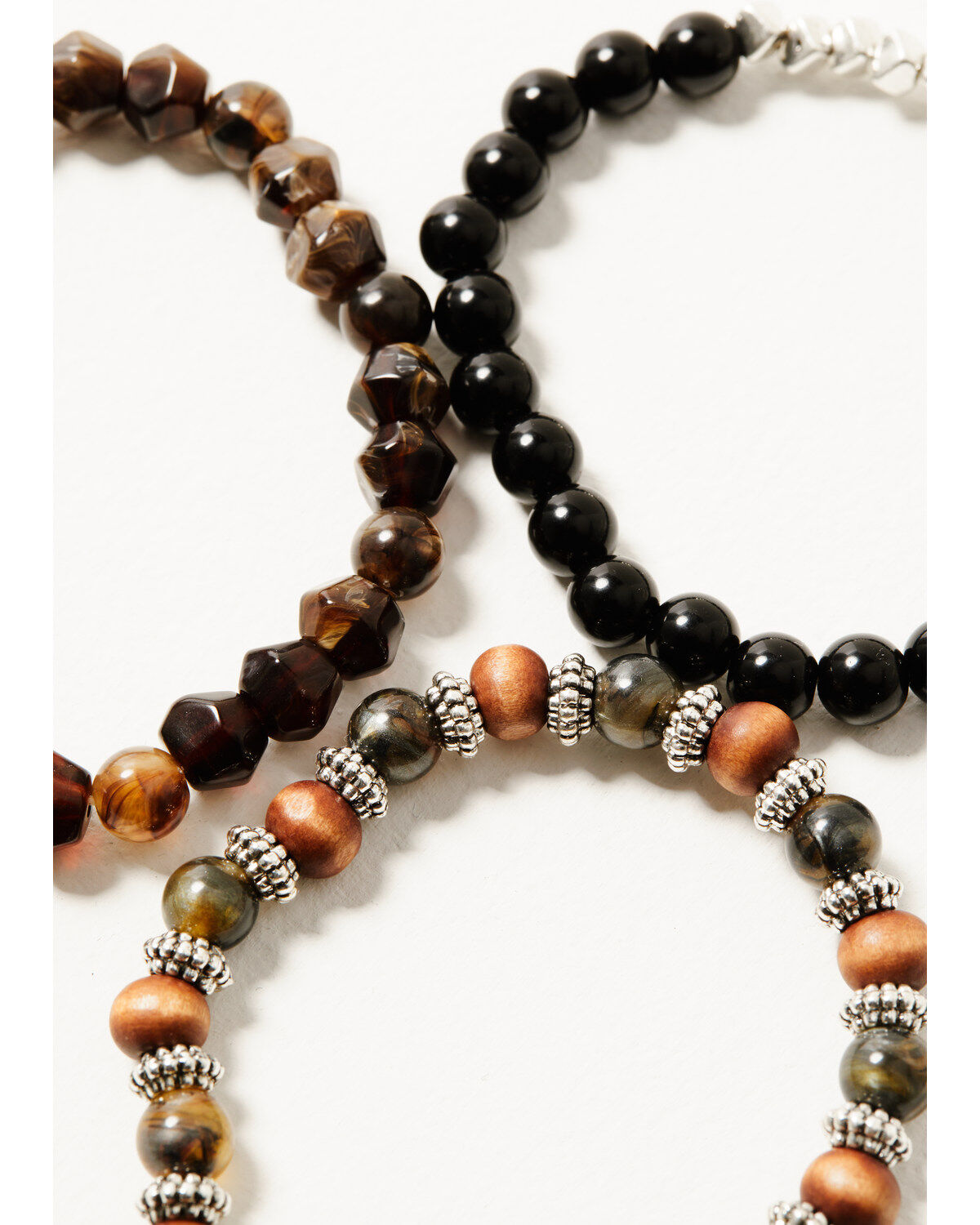 Image #3 - Shyanne Women's Heritage Valley Beaded Bracelet Set - 5 Piece, Silver, hi-res