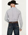 Image #4 - Ariat Men's Wes Geo Print Long Sleeve Button-Down Western Shirt, Dark Blue, hi-res